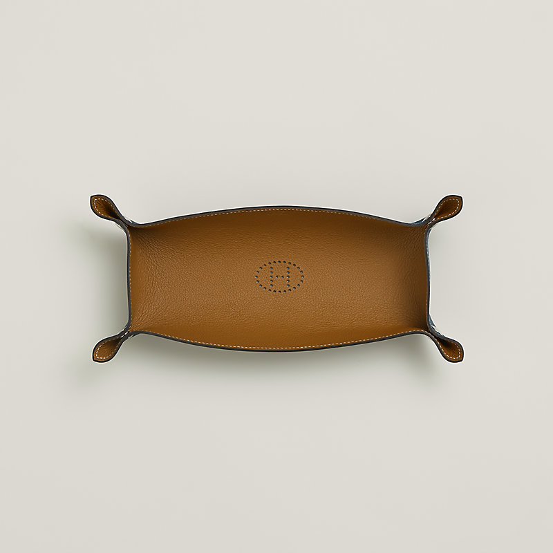 Mises et Relances Desk pencil case - Brown | Hermès USA